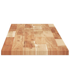 Dessus de table rectangulaire 120x30x2 cm bois massif d'acacia