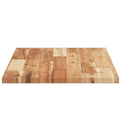 Dessus de table rectangulaire 100x40x2 cm bois massif d'acacia