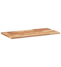 Dessus de table rectangulaire 100x40x2 cm bois massif d'acacia