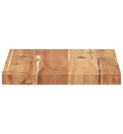 Dessus de table rectangulaire 60x20x2 cm bois massif d'acacia