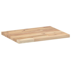 Dessus de table 60x30x2 cm rectangulaire bois massif d'acacia