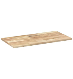 Dessus de table 60x40x2 cm rectangulaire bois massif d'acacia