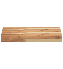 Dessus de table 60x30x4 cm rectangulaire bois massif d'acacia