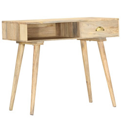 Table console 90x45x75 cm bois de manguier massif