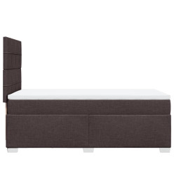 Sommier à lattes de lit avec matelas Marron foncé 90x200 cm