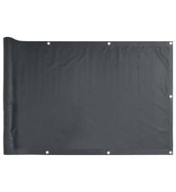 Écran d'intimité de jardin anthracite 600x90 cm PVC