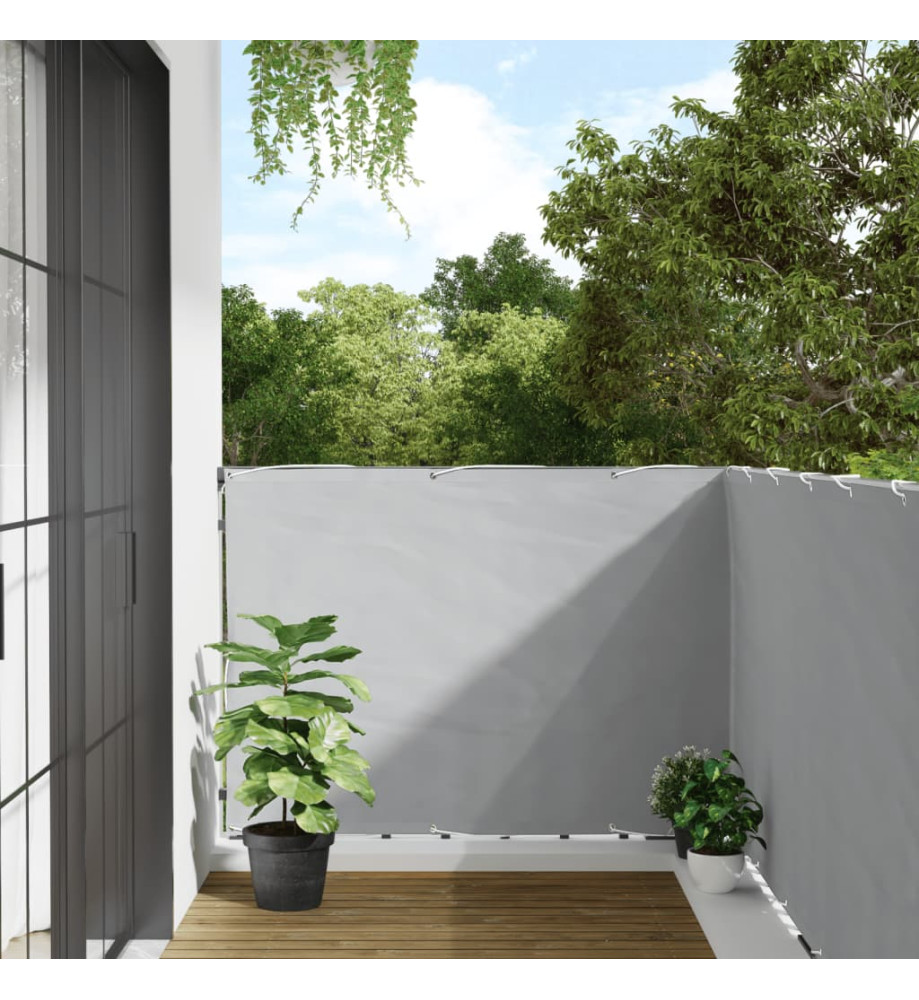 Écran d'intimité de jardin gris 300x120 cm PVC