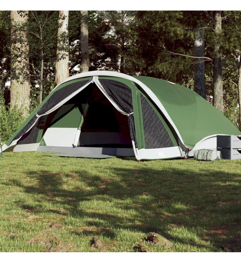 Tente de cabine familiale 6 personnes vert imperméable