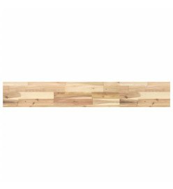 Étagères flottantes 4 pcs 120x20x4 cm acacia massif non traité