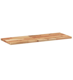 Dessus de table rectangulaire 100x30x2 cm bois massif d'acacia