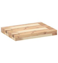 Étagères flottantes 2 pcs 60x30x4 cm acacia massif non traité