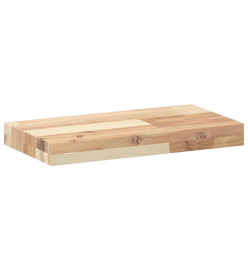 Étagères flottantes 4 pcs 60x20x4 cm acacia massif non traité