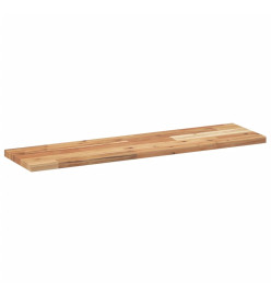 Étagères flottantes 2 pcs 80x20x2 cm acacia massif à l'huile