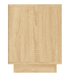 Meuble TV chêne sonoma 80x35x45 cm bois d'ingénierie