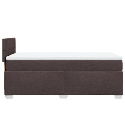 Sommier à lattes de lit avec matelas Marron foncé 90x200 cm