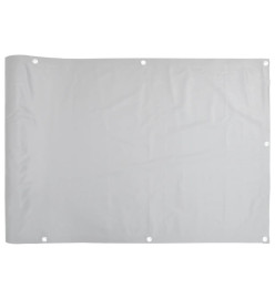 Écran d'intimité de jardin gris 400x120 cm PVC