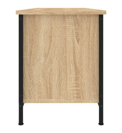 Meuble TV chêne sonoma 102x35x45 cm bois d'ingénierie