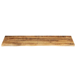 Dessus de table 140x60x3,8 cm bord vivant bois massif manguier