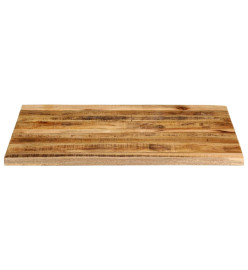 Dessus de table 110x80x2,5 cm bord vivant bois massif manguier