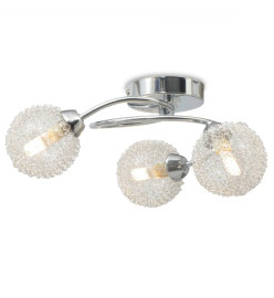 Plafonnier avec 3 ampoules LED G9 120 W