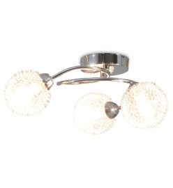 Plafonnier avec 3 ampoules LED G9 120 W