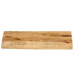 Dessus de table 40x30x2,5 cm bord vivant bois massif manguier