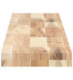 Dessus de table 140x20x4 cm rectangulaire bois massif d'acacia