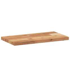 Étagères flottantes 2 pcs 60x20x2 cm acacia massif à l'huile