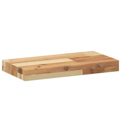 Étagères flottantes 2 pcs 60x20x4 cm acacia massif à l'huile