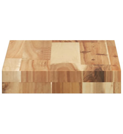 Dessus de table 40x20x4 cm rectangulaire bois massif d'acacia