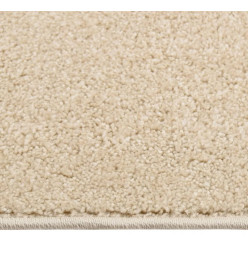 Tapis à poils courts 80x150 cm Beige