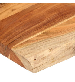 Dessus de table 100x80x2,5 cm rectangulaire bois massif acacia