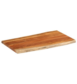 Dessus de table 110x60x2,5cm rectangulaire bois massif d'acacia