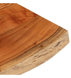 Dessus de table 90x40x3,8 cm rectangulaire bois massif acacia