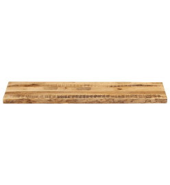 Dessus de table bord vivant 110x40x2,5 cm bois de manguier brut