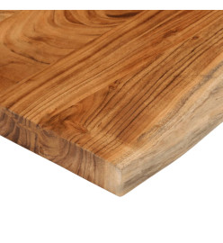 Dessus de table 110x40x3,8 cm rectangulaire bois massif acacia