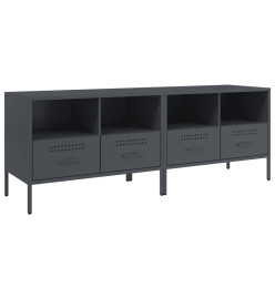 Meubles TV 2 pcs anthracite 68x39x50,5 cm acier laminé à froid