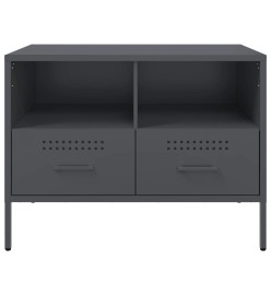 Meubles TV 2 pcs anthracite 68x39x50,5 cm acier laminé à froid