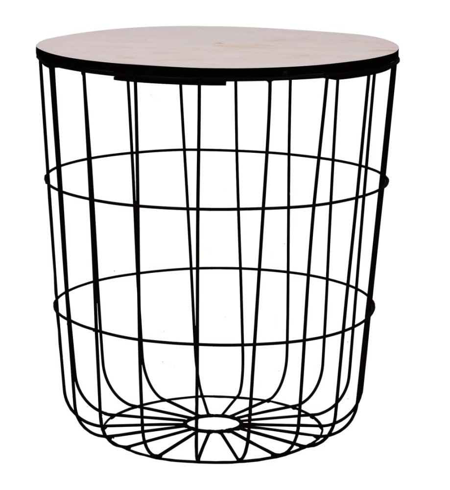 Table basse Noir Ø 39,5 cm Table basse Noir Ø 39,5 cm