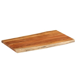 Dessus de table 110x60x3,8cm rectangulaire bois massif d'acacia