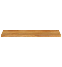 Dessus de table à bord vivant 100x40x3,8cm bois massif manguier