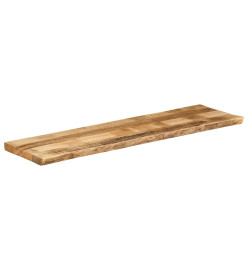 Dessus de table bord vivant 160x40x2,5 cm bois de manguier brut