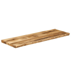 Dessus de table bord vivant 110x40x3,8 cm bois de manguier brut