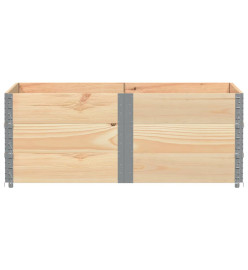 Colliers de palette 3 pcs 150x100 cm bois de pin solide