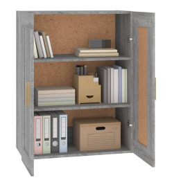 Armoire murale Sonoma gris 69,5x32,5x90 cm Bois d'ingénierie