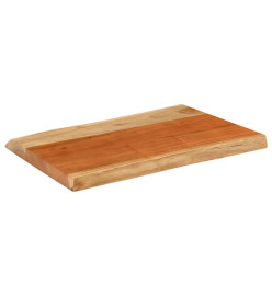 Dessus de table 70x40x3,8 cm rectangulaire bois massif d'acacia