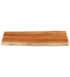 Dessus de table 100x60x3,8cm rectangulaire bois massif d'acacia