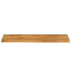 Dessus de table à bord vivant 110x30x3,8cm bois massif manguier