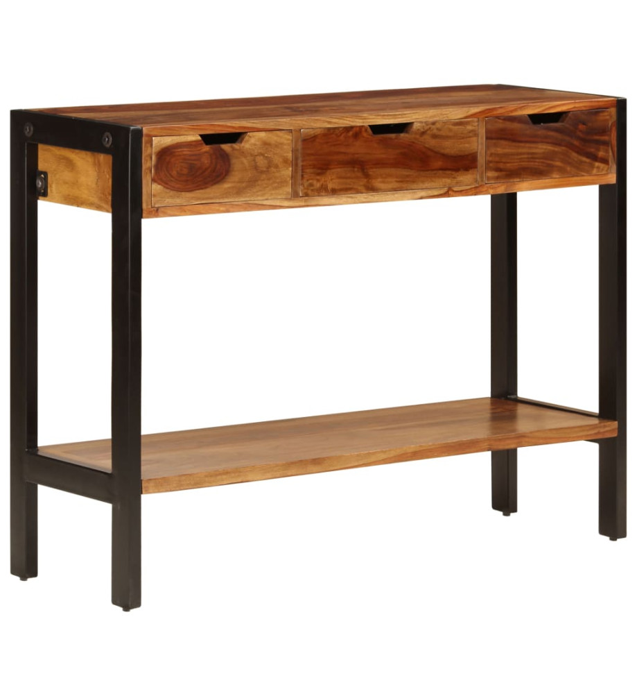 Buffet avec 3 tiroirs 110x35x75 cm Bois massif