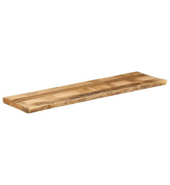 Dessus de table bord vivant 180x40x2,5 cm bois de manguier brut